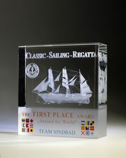 Contento Standardpokale: Vario Pokal mit Laserinnengravur + Druck + Sandstrahlen