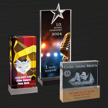 Exklusive Pokale & Awards von Contento