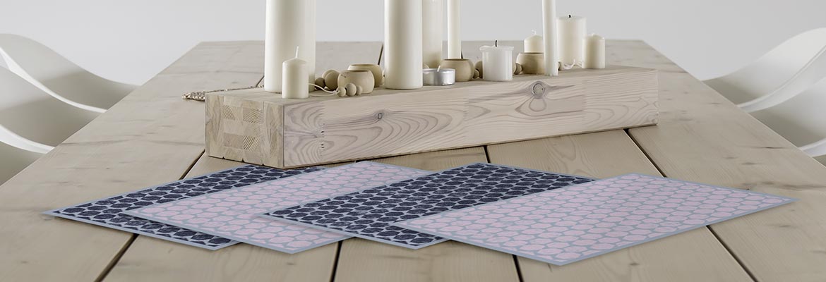Matteo - kreative Vinyl Tischsets von Contento